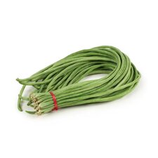 Fresh long beans neatly packed for online sale