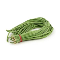 Fresh long beans neatly packed for online sale